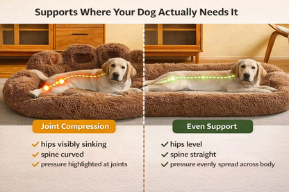 Orthopedic Plush Donut Bed for Pets